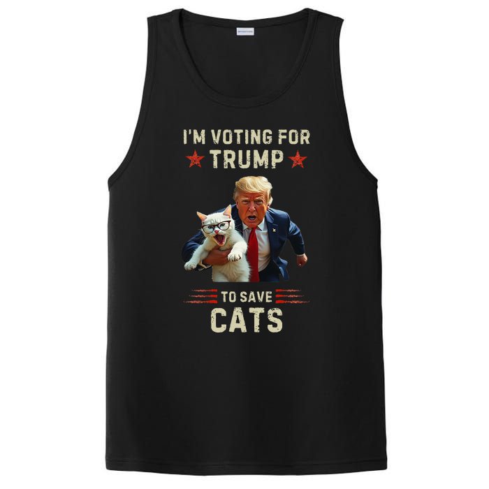 Vote Trump 2024 To Save Cats From Being Eaten PosiCharge Competitor Tank