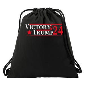 Victory Trump 2024 Trump President 2024 Trump 47th Drawstring Bag