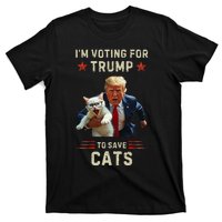 Vote Trump 2024 To Save Cats From Being Eaten T-Shirt