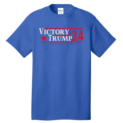 Victory Trump 2024 Trump President 2024 Tall T-Shirt