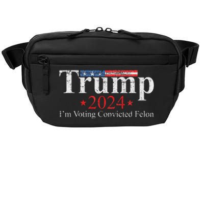 Vintage Trump 2024 IM Voting Convicted Felon Crossbody Pack