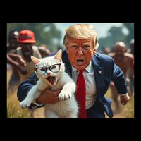 Vote Trump 2024 To Save Catturd Cats From Being Eaten Sustainable Bucket Hat