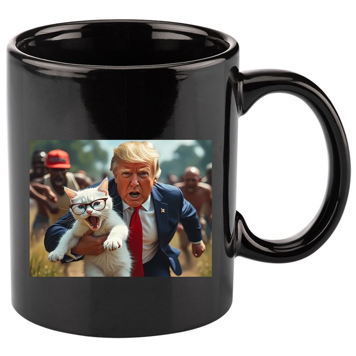 Vote Trump 2024 To Save Catturd Cats From Being Eaten 11oz C Handle Ceramic Mug