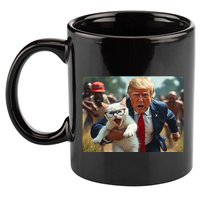 Vote Trump 2024 To Save Catturd Cats From Being Eaten 11oz C Handle Ceramic Mug