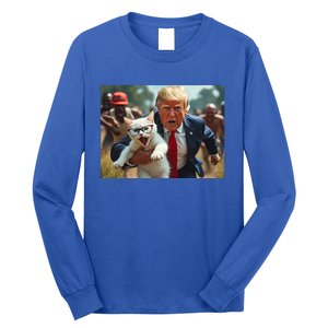 Vote Trump 2024 To Save Catturd Cats From Being Eaten Long Sleeve Shirt