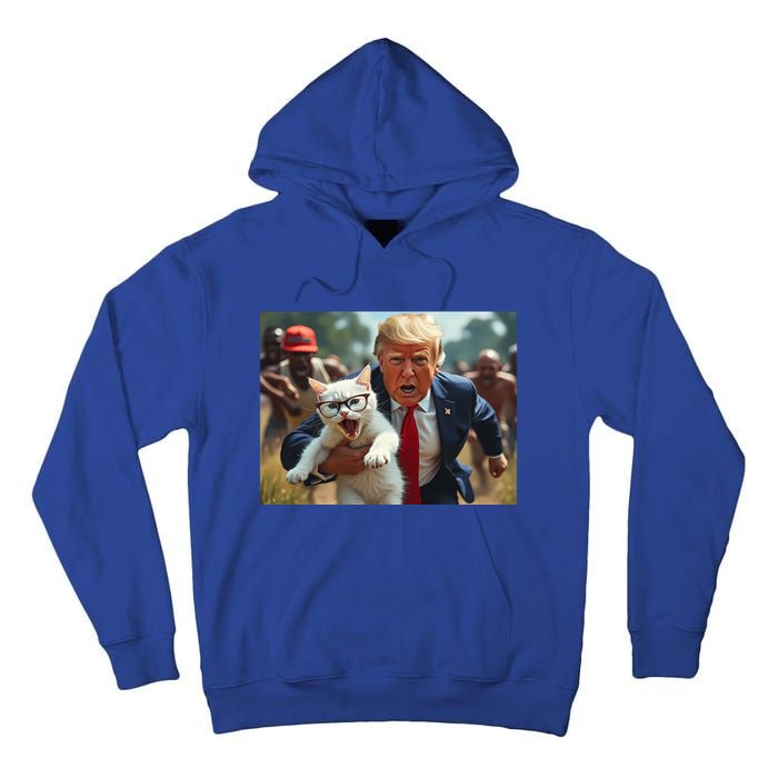 Vote Trump 2024 To Save Catturd Cats From Being Eaten Tall Hoodie