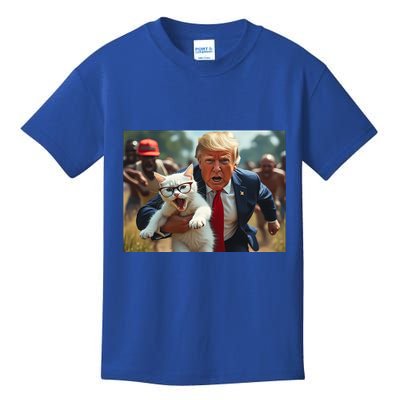 Vote Trump 2024 To Save Catturd Cats From Being Eaten Kids T-Shirt