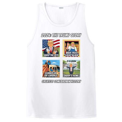 Victory Trump 2024 Greatest Comeback Inauguration Keepsake PosiCharge Competitor Tank