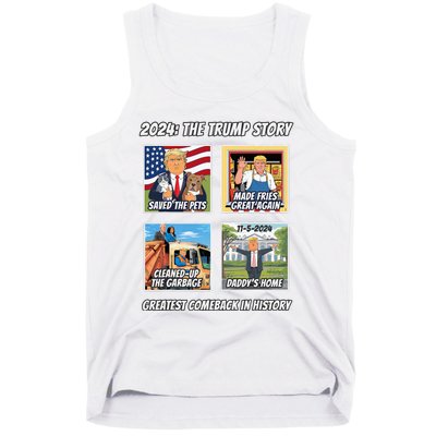 Victory Trump 2024 Greatest Comeback Inauguration Keepsake Tank Top