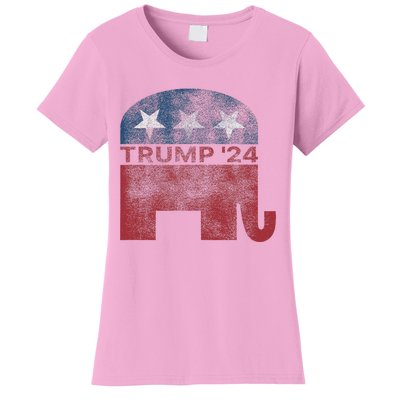 Vintage Trump 2024 Pro Trump Republican Design Women's T-Shirt