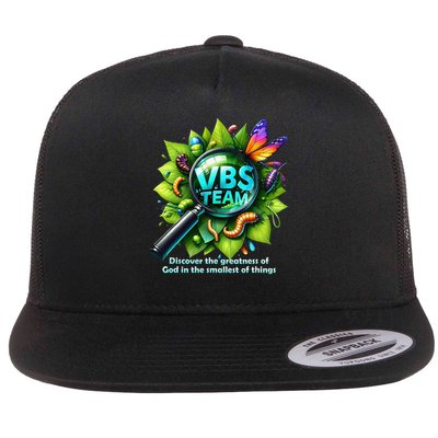 VBS Team 2025 Magnified Smallest Insects Adventure VBS Flat Bill Trucker Hat