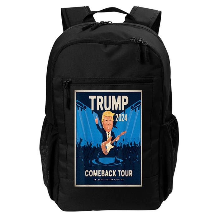 Victory Trump 2024 Won Comeback Rockstar Inauguration Daily Commute Backpack