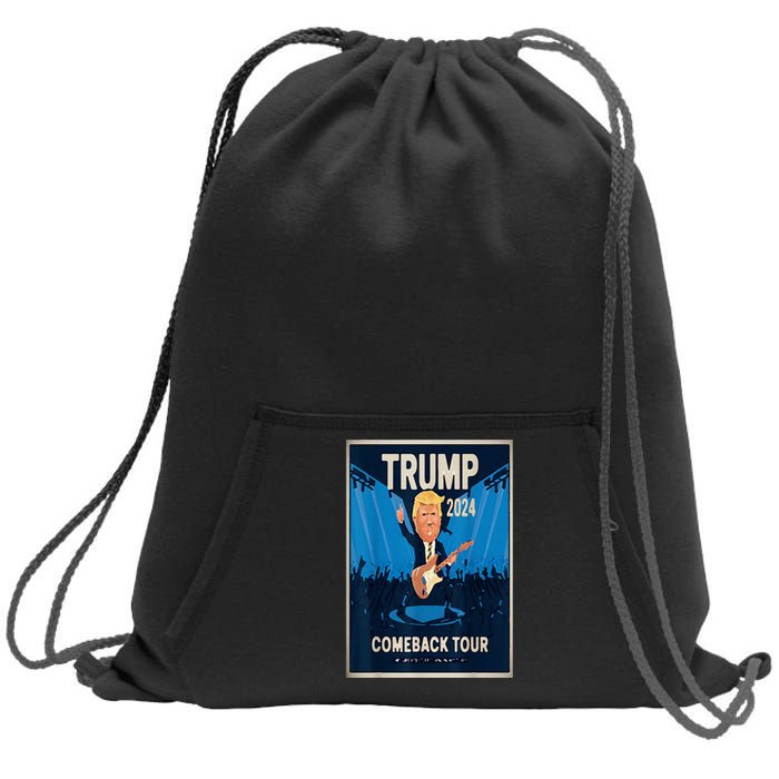 Victory Trump 2024 Won Comeback Rockstar Inauguration Sweatshirt Cinch Pack Bag