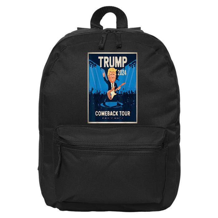 Victory Trump 2024 Won Comeback Rockstar Inauguration 16 in Basic Backpack