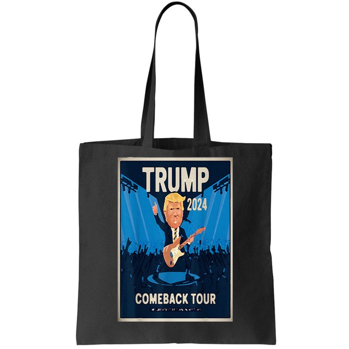 Victory Trump 2024 Won Comeback Rockstar Inauguration Tote Bag