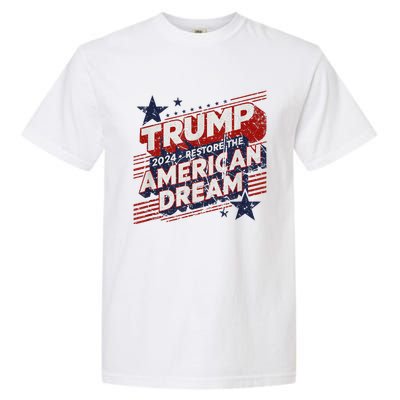 Vintage Trump 2024 Restore American Dream Garment-Dyed Heavyweight T-Shirt