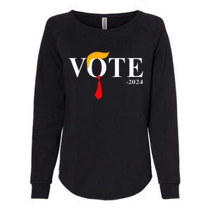 Vote Trump 2024 Hair Tie Womens California Wash Sweatshirt