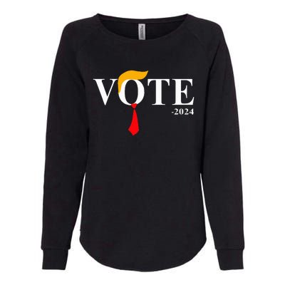 Vote Trump 2024 Hair Tie Womens California Wash Sweatshirt