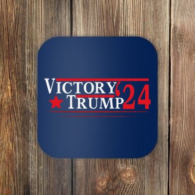 Victory Trump 2024 Trump President 2024 Trump 47th Coaster