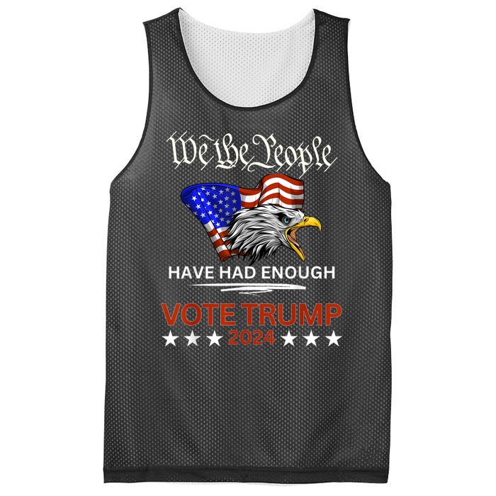 Vote Trump 2024 We The People Have Had Enough Felon Conviction Mesh Reversible Basketball Jersey Tank