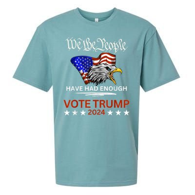 Vote Trump 2024 We The People Have Had Enough Felon Conviction Sueded Cloud Jersey T-Shirt