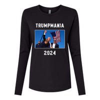 Vintage Trumpmania 2024 Womens Cotton Relaxed Long Sleeve T-Shirt