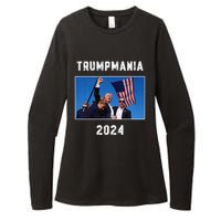 Vintage Trumpmania 2024 Womens CVC Long Sleeve Shirt