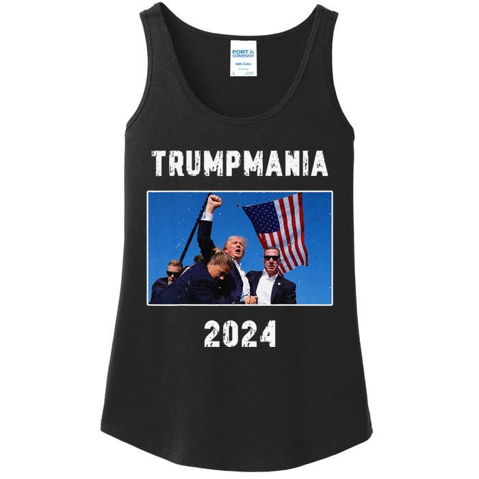 Vintage Trumpmania 2024 Ladies Essential Tank