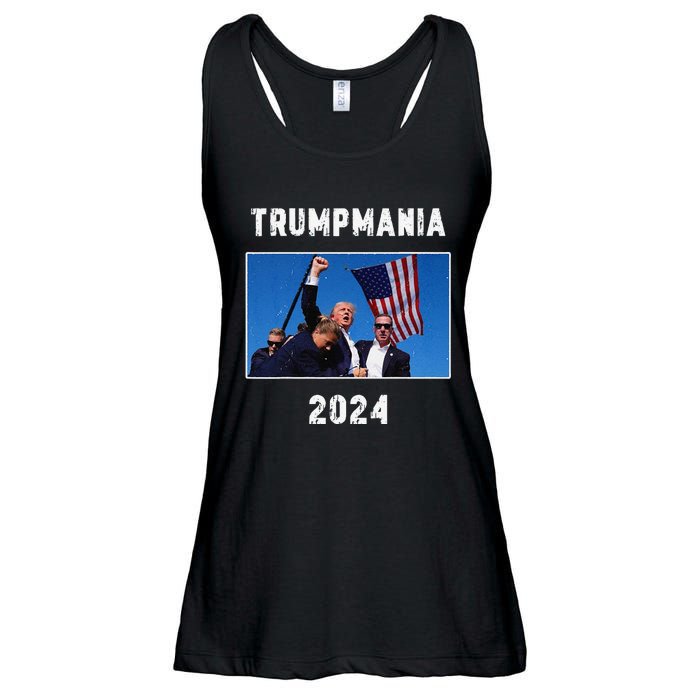 Vintage Trumpmania 2024 Ladies Essential Flowy Tank