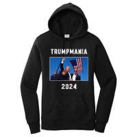 Vintage Trumpmania 2024 Women's Pullover Hoodie