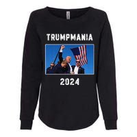 Vintage Trumpmania 2024 Womens California Wash Sweatshirt