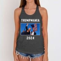 Vintage Trumpmania 2024 Women's Knotted Racerback Tank