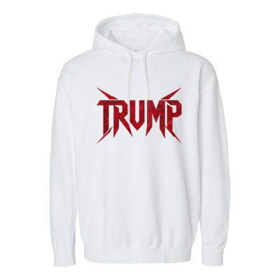 Vintage Trump 2024 Milwaukee Style Garment-Dyed Fleece Hoodie