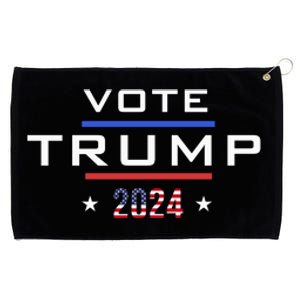 Vote Trump 2024 Flag America Grommeted Golf Towel