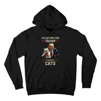 Vote Trump 2024 To Save Cats From Being Eaten Hoodie