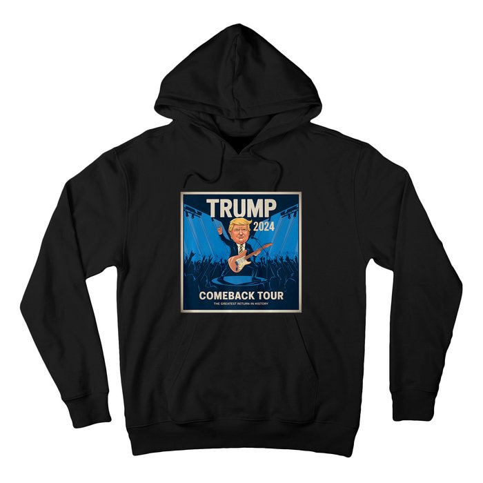 Victory Trump 2024 Comeback Rockstar Inauguration Hoodie