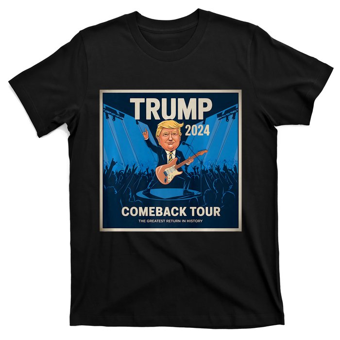 Victory Trump 2024 Comeback Rockstar Inauguration T-Shirt