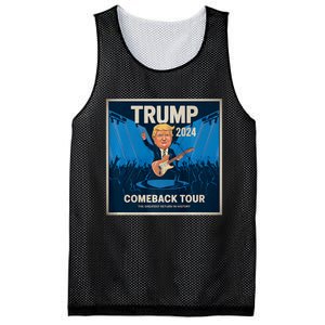 Victory Trump 2024 Comeback Rockstar Inauguration Mesh Reversible Basketball Jersey Tank