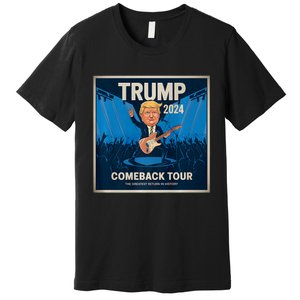 Victory Trump 2024 Comeback Rockstar Inauguration Premium T-Shirt