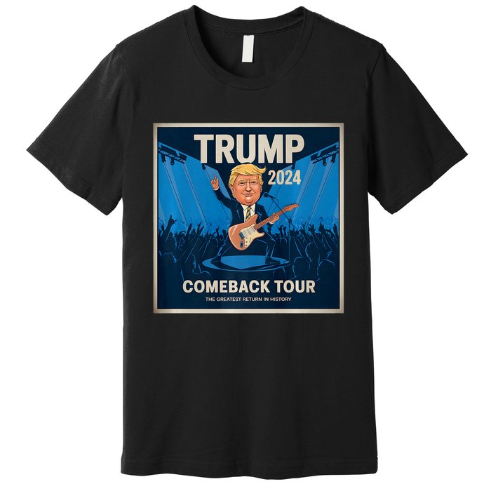 Victory Trump 2024 Comeback Rockstar Inauguration Premium T-Shirt