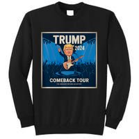 Victory Trump 2024 Comeback Rockstar Inauguration Tall Sweatshirt