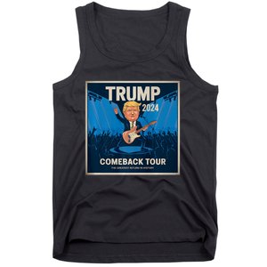 Victory Trump 2024 Comeback Rockstar Inauguration Tank Top