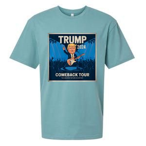 Victory Trump 2024 Comeback Rockstar Inauguration Sueded Cloud Jersey T-Shirt