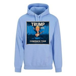 Victory Trump 2024 Comeback Rockstar Inauguration Unisex Surf Hoodie