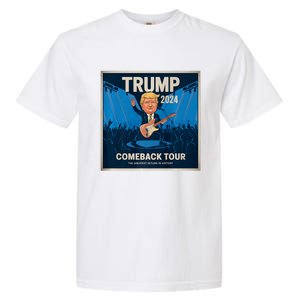 Victory Trump 2024 Comeback Rockstar Inauguration Garment-Dyed Heavyweight T-Shirt