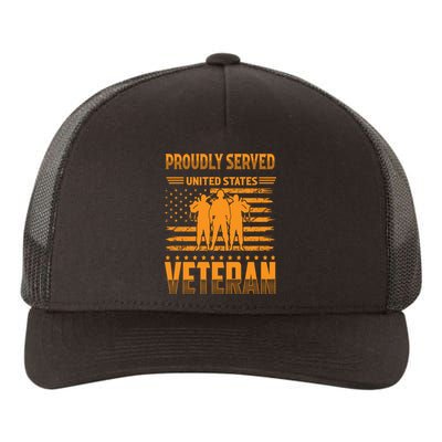 Veteran T 2023 Yupoong Adult 5-Panel Trucker Hat