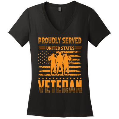 Veteran T 2023 Women's V-Neck T-Shirt