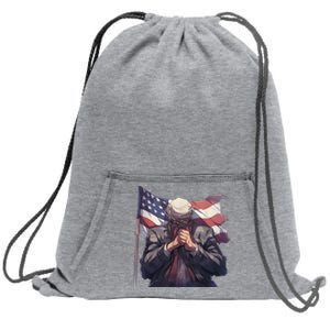 Vote Trump 47th President Election 2024 Sweatshirt Cinch Pack Bag