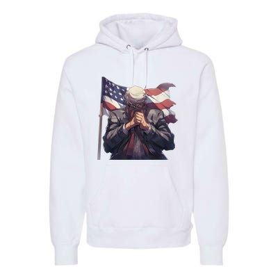 Vote Trump 47th President Election 2024 Premium Hoodie