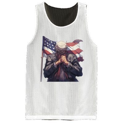 Vote Trump 47th President Election 2024 Mesh Reversible Basketball Jersey Tank